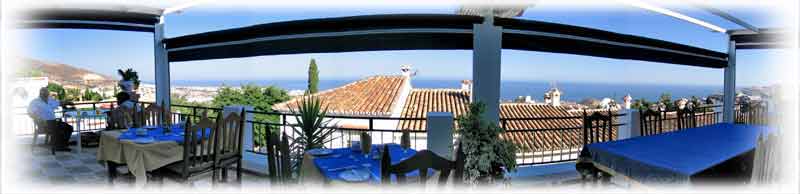 Panoramic view from the terrace