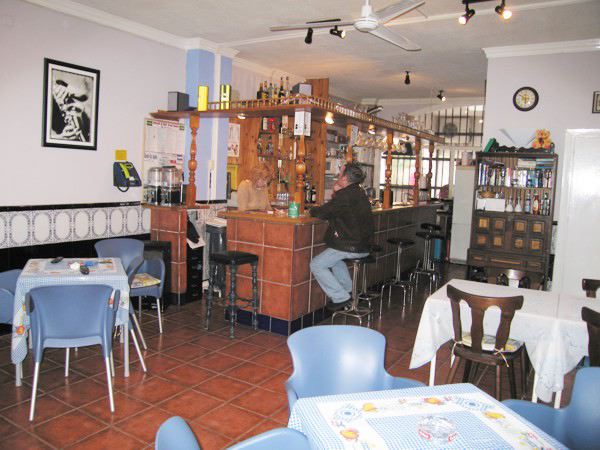 Inside the bar